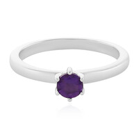 Anillo en plata con Amatista