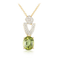Collar en oro con Turmalina Paraíba (AMAYANI)