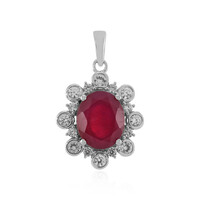 Colgante en plata con Rubí de Madagascar
