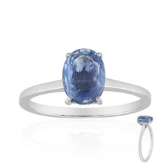 Anillo en plata con Cianita de Nepal