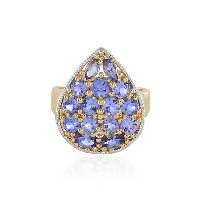 Anillo en plata con Tanzanita