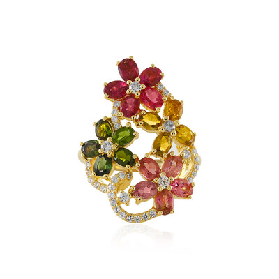 Anillo en plata con Turmalina