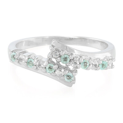 Anillo en plata con Turmalina Paraíba