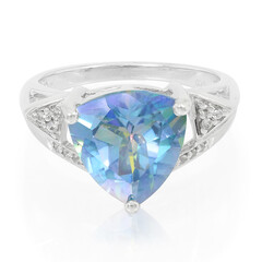 Anillo en plata con Topacio brillo de luna
