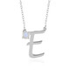 Collar en plata con Piedra de Luna arcoíris