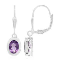 Pendientes en plata con Amatista