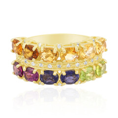 Anillo en plata con Peridoto