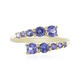 Anillo en oro con Tanzanita (de Melo)