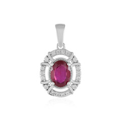 Colgante en plata con Rubí de Madagascar