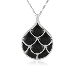 Collar en plata con Ónix negro (KM by Juwelo)