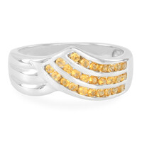 Anillo en plata con Granate imperial de Minas