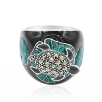 Anillo en plata con Marcasita