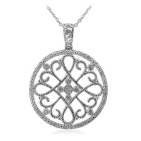 Collar en plata con Diamante I3 (I)