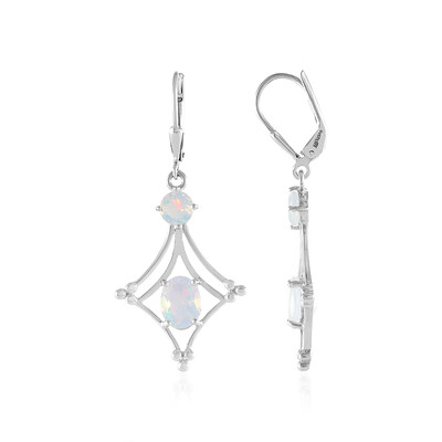 Pendientes en plata con Ópalo de Welo
