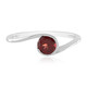 Anillo en plata con Granate de Mozambique