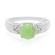 Anillo en plata con Crisoprasa imperial