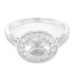 Anillo en plata con Petalita
