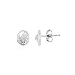 Pendientes en plata con Diamante I2 (I)
