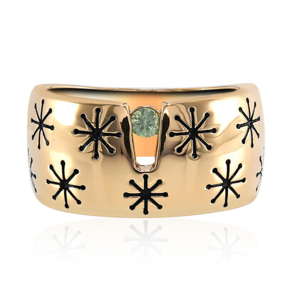 Anillo en plata con Zafiro verde (TPC)