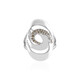 Anillo en plata con Diamante I3 champán (de Melo)