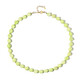 Collar en plata con Cuarzo verde