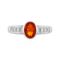 Anillo en plata con Ópalo de fuego