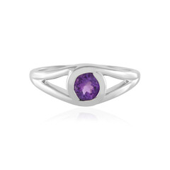 Anillo en plata con Amatista de Siberia