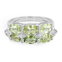 Anillo en plata con Turmalina Paraíba