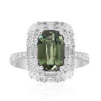 Anillo en oro con Alejandrita de Brasil (CIRARI)
