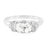 Anillo en plata con Berilo del Himalaya