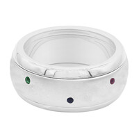 Anillo en plata con Rubí de Madagascar