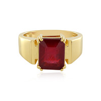 Anillo en plata con Rubí de Madagascar