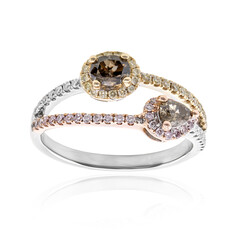 Anillo en oro con Diamante fancy SI2 (CIRARI)