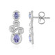 Pendientes en plata con Tanzanita