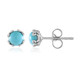Pendientes en plata con Turquesa bella durmiente (Faszination Türkis)