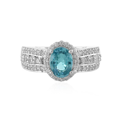 Anillo en plata con Zircón de Ratanak Kirí