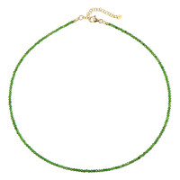 Collar en plata con Diópsido de Rusia