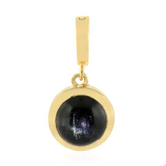 Colgante en plata con Diópsido estrella de la India