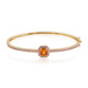 Brazalete en oro con Zafiro naranja de Ban Ka Cha