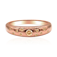 Anillo en oro con Diamante rosa de Francia de Argyle SI1