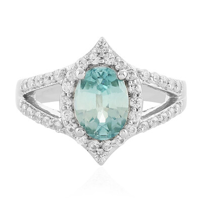 Anillo en plata con Zircón de Ratanak Kirí
