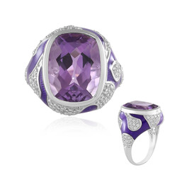 Anillo en plata con Amatista Rosa de Francia (Adela Silber)