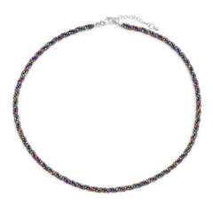 Collar en plata con Hematita mística