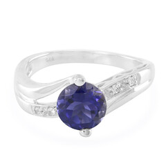 Anillo en plata con Iolita de Orissa