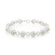 Brazalete en plata con Apatita de Rusia
