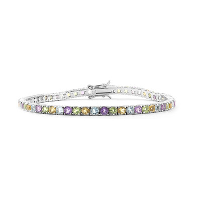 Brazalete en plata con Amatista
