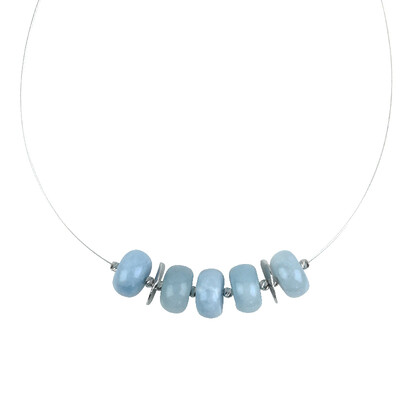 Collar con Aguamarina