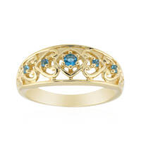 Anillo en oro con Hauyna