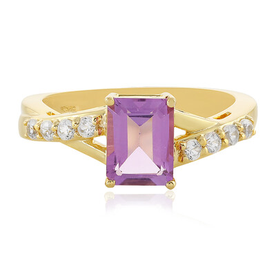 Anillo en plata con Amatista Rosa de Francia