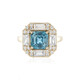 Anillo en oro con Zircón de Ratanak Kirí (Adela Gold)